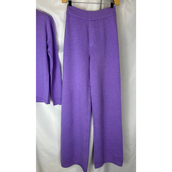 Lisa Yang Dea Sweater and Vivi Pant Set Lavender Purple Cashmere Size 1 NWT $975 - Picture 3 of 16